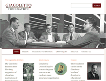Tablet Screenshot of giacoletto.org